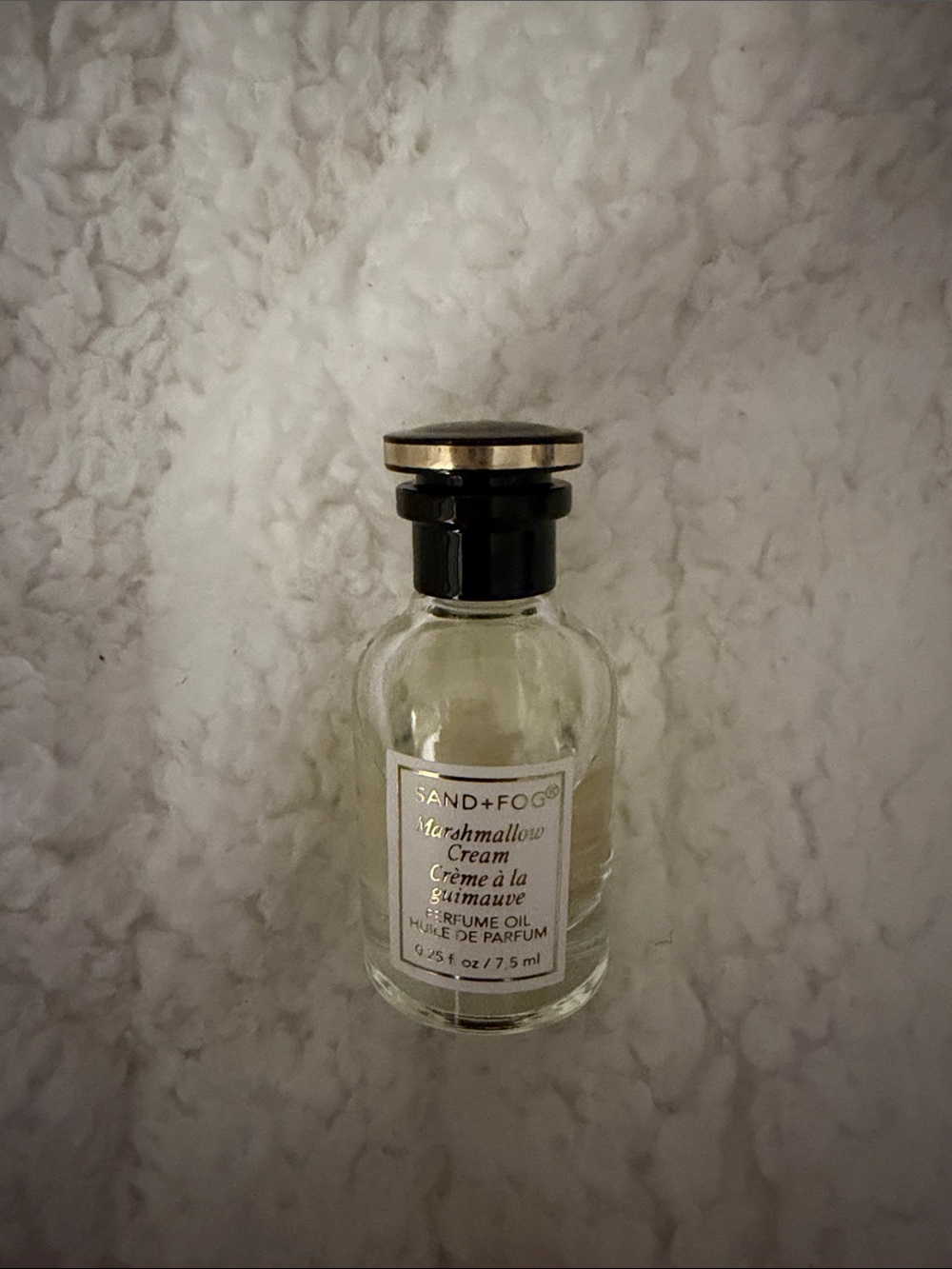 SAND+FOG Marshmallow Cream Perfume Oil - Clear Bottle